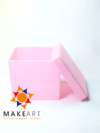 CAIXINHA PS QUADRADA ROSA PCT 10 UND