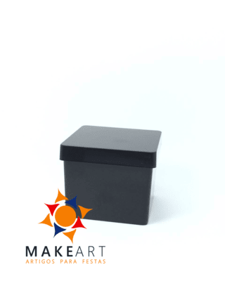 CAIXINHA PS QUADRADA PRETO PCT 10 UND - comprar online