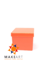 CAIXINHA PS QUADRADA LARANJA PCT 10 UND - comprar online