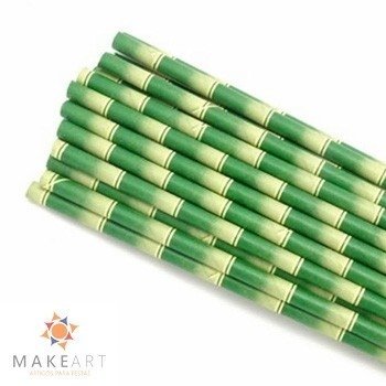 CANUDO DE PAPEL SAFARI PCT 20 UND