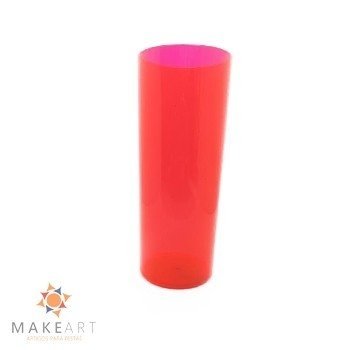 COPO LONG DRINK VERMELHO NEON