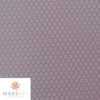 FOLHA DE SCRAP FLOR ROSA