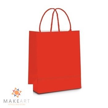 SACOLA KRAFT GRANDE VERMELHO