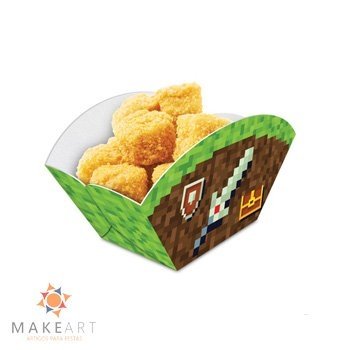 CAIXA PARA PETISCOS PIXELS PCT 08 UND