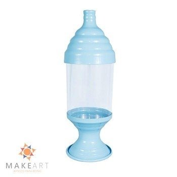 POTE DE ACRÍLICO GRANDE AZUL BEBÊ