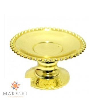 MINI PRATO BOLINHA DOURADO PCT 06 UND
