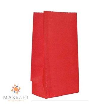 SAQUINHO DE PAPEL VERMELHO PCT 24 UND