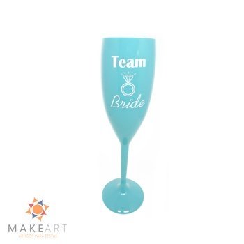 TAÇA CHAMPANHE TEAM BRIDE AZUL TIFFANY