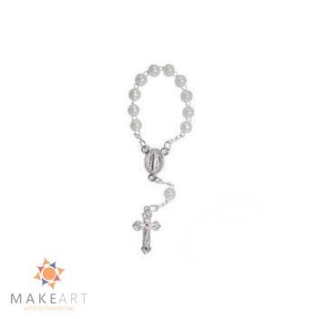 MINI TERÇO TRADICIONAL BRANCO PCT 12 UND