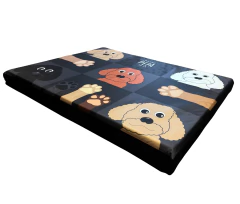 Imagen de COLCHONETA PLACA GOMA ESPUMA CANICHE GRIS GRANDE L