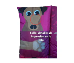 COLCHONETA PERRO GRANDE MESTIZOS FUCSIA - OUTLET - comprar online
