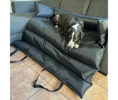 CAMA AUTO y SILLÓN L Perros grande negro - tienda online