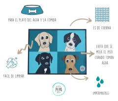 INDIVIDUAL MIX PERRITOS - FUCSIA - comprar online