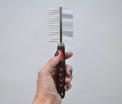 PEINE ACERO INXIDABLE DOS LADOS - Mundo Pepa Pets