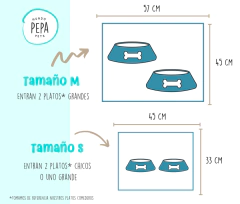 INDIVIDUAL MIX CANICHE / BICHÓN - FUCSIA - tienda online