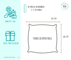 ALMOHADÓN DECO AIREDALE LOVER - tienda online
