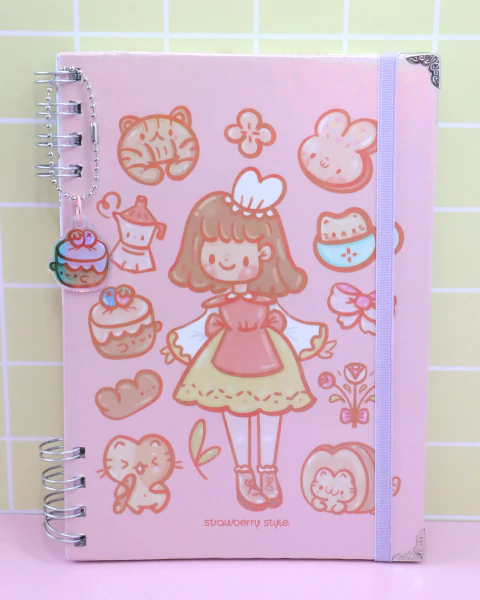 Imagen de Cuaderno Holografico Strawberry - Bakery