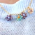 Collar Flower Cristal - Acero Gold - comprar online
