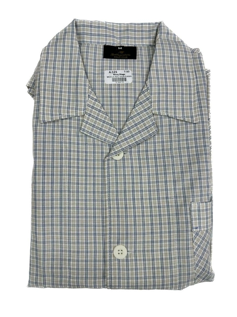 MEZCLA M/L TELA PIJAMA CAMISA POLO CLUB 121