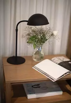 LAMPARA TORTUGUITA DE MESA NEGRA