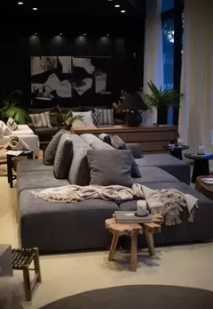 SOFA AURA - PUFF CON RESPALDO - comprar online