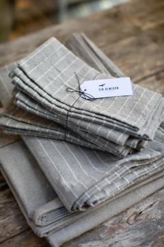 SERVILLETA DE LINO - SIN ALMIDÓN