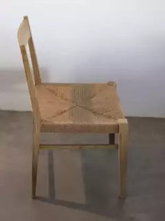 SILLA M ESTRUCTURA NATURAL Y TEJIDO CRUDO