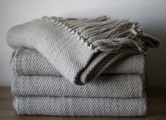 MANTA TEJIDA DE ALGODON BASICA en internet