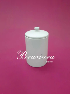 Pote com tampa - Segunda Linha - Bruxiara Porcelanas