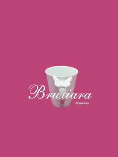 Caneca Borboleta - Bruxiara Porcelanas