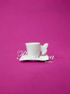 Xícara c/pires Borboleta