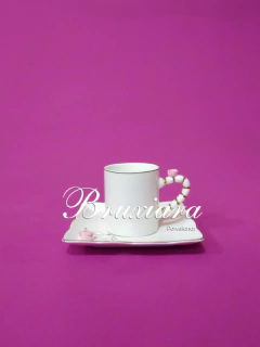 Imagem do Xicara de café c/pires Flor