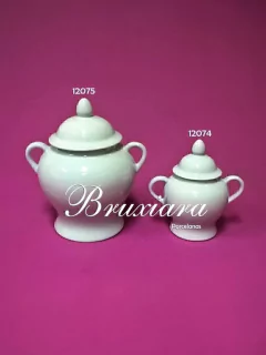 Potiche Redondo c/ Alça e Tampa