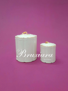 Pote c/ouro Ivory
