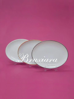 Prato Oval c/filete Prata na internet