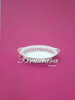 Travessa Oval com Filete Ouro - loja online