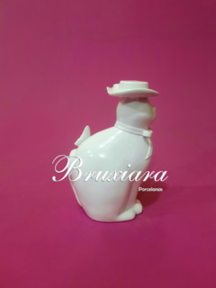 Gato Liso com chapéu - Bruxiara Porcelanas