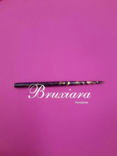 Cabo para Pena Marmorizado Preto/Dourado