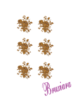 55337(B) Flor com Ouro - comprar online