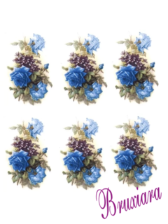 55430(B) Flor Versalles Azul - Bruxiara Porcelanas