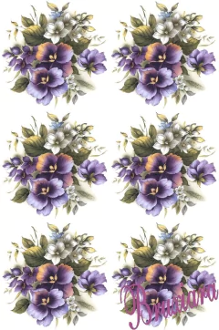 55451 Amor Perfeito Redondo - Bruxiara Porcelanas