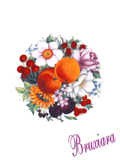 55560(A) Frutas com flores - comprar online