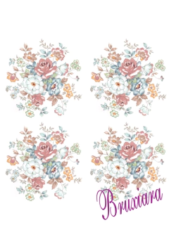 80022 Flores redonda - Bruxiara Porcelanas