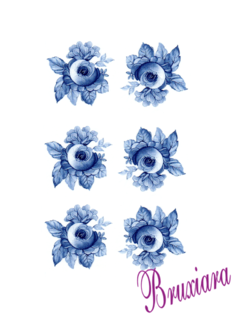 90048 Flor Azul Silvia