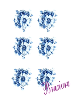 90050 Flor Azul - loja online