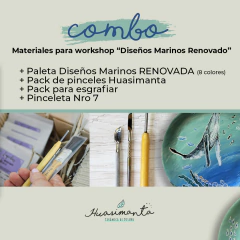 COMBO. Materiales para el Workshop "DISEÑOS MARINOS" RENOVADO