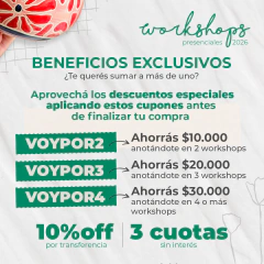 JARRONES NAVIDEÑOS - Workshop presencial - Ceramicas Huasimanta