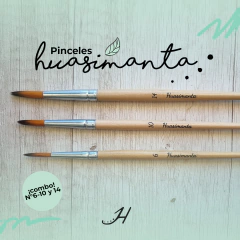 Combo 3 pinceles Huasimanta
