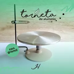 TORNETA de aluminio 23 cm CON GRAMIL