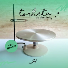 TORNETA de aluminio 23 cm CON GRAMIL